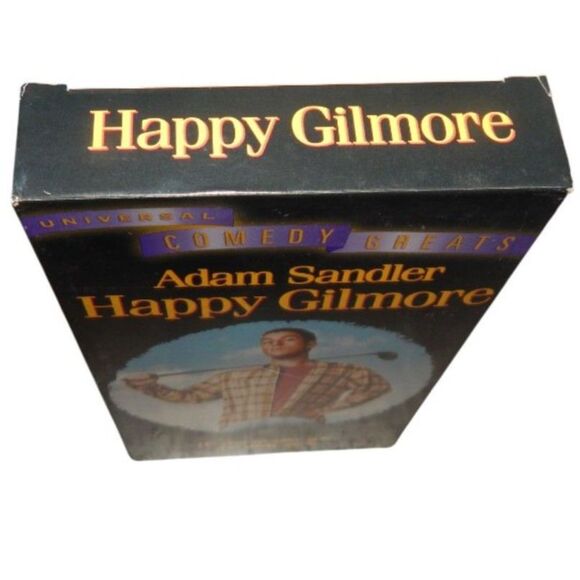 HAPPY GILMORE Adam Sandler vintage VHS in original paper case - Picture 4 of 6